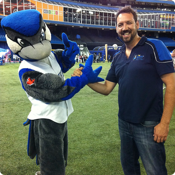 Bryan at a sports event
